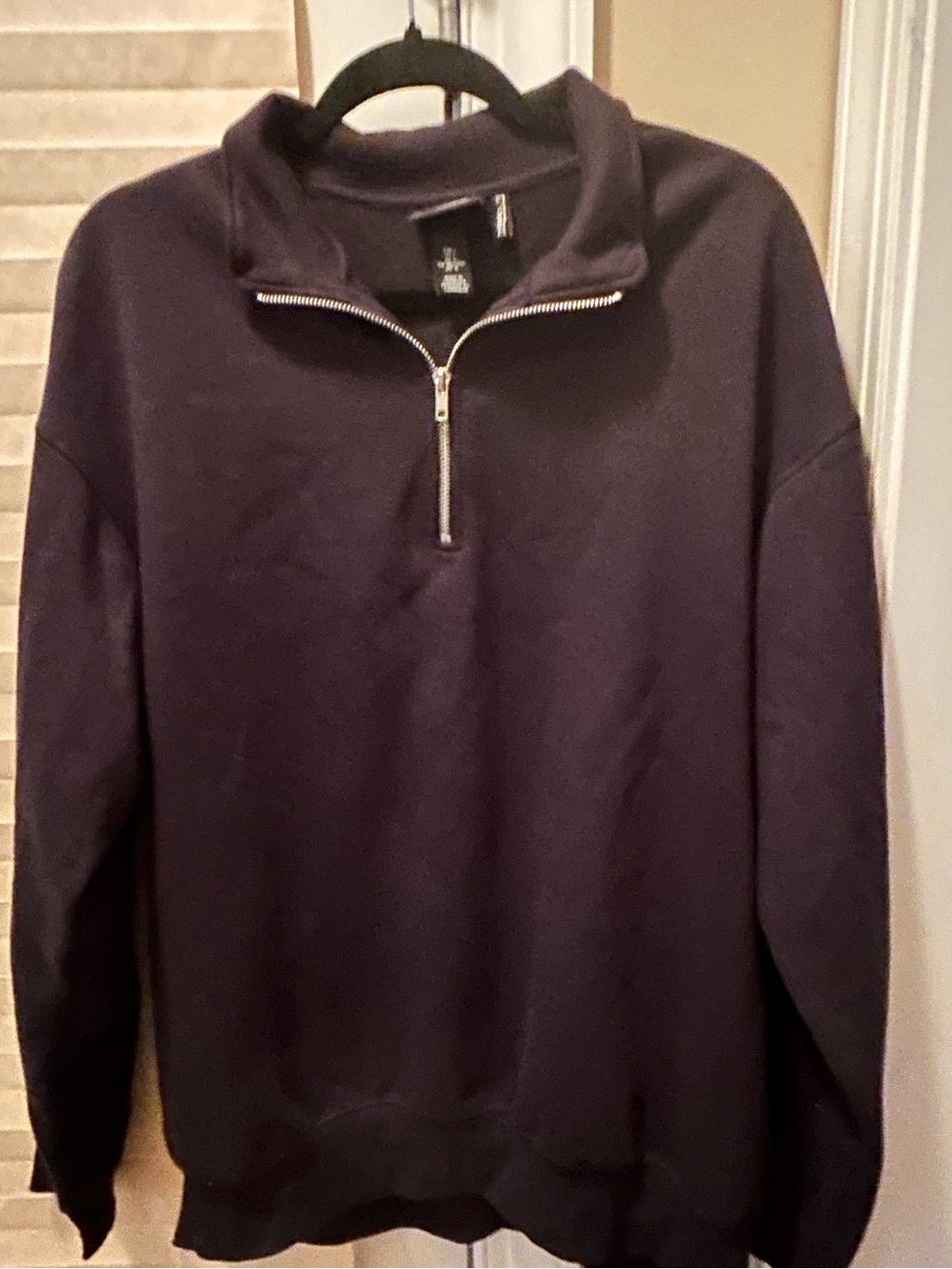 H&M Men's Zip-Up Sweater Jacket - Charcoal Black